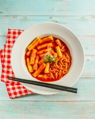 Korean Stir-fried Rice Cake, 'Tteokbokki'