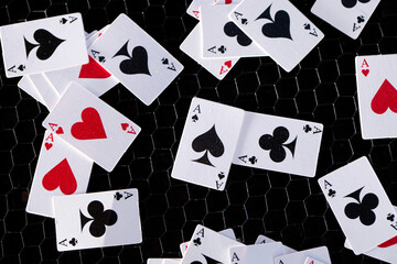 playing cards background. Casino. 