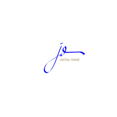 jd handwritten logo for identity