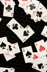 playing cards and chips