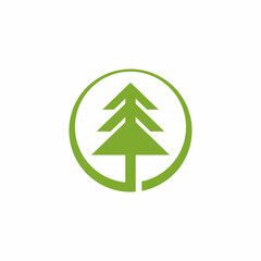 pine, evergreen, fir, hemlock, spruce, conifer, cedar, coniferous, cypress, larch, pinus tree icon logo design