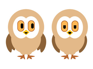 フクロウのイラスト