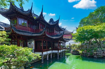 Naklejka premium Yu Garden, Shanghai, China