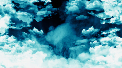 Fototapeta na wymiar 映画予告タイトル背景に使えそうな幻想的な雲のイメージ動画