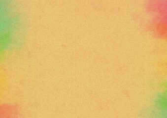 虹色のフレームのあるボール紙のイラスト