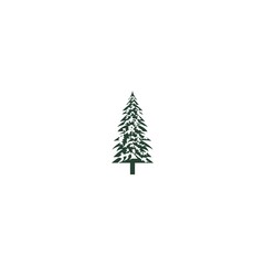 Fototapeta premium tree design concept icon template white background vector illustration