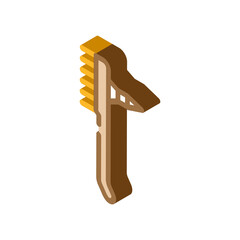 welding brush isometric icon vector. welding brush sign. isolated symbol illustration