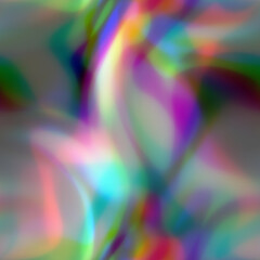 Blurred solarized ombre seamless texture. Trendy soft multicolor digital lens flare gradient style. Modern trendy fashion print. © Limolida Studio