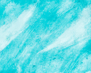 Turquoise and white abstract water background