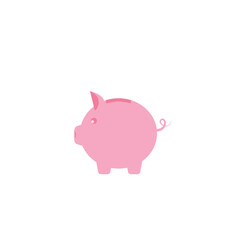 piggy bank, piggy bank, coin save, coin collecting, investment icon, piggy bank icon, concept of banking or financial business administration.vector illustration