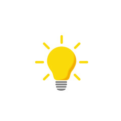The light bulb is full of ideas And creative thinking, analytical thinking for processing. Light bulb icon vector. ideas symbol illustration.