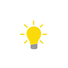 Fototapeta na wymiar The light bulb is full of ideas And creative thinking, analytical thinking for processing. Light bulb icon vector. ideas symbol illustration.