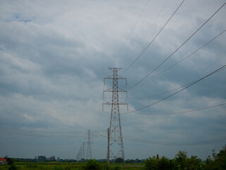 The high voltage pole