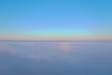 Fototapeta premium clouds drone view sunset abstract aerial