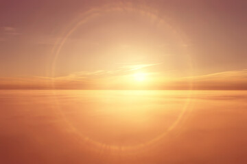 sunset sky gradient abstract sun light nature background