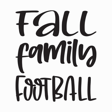 Fall Family Football Quote Letter