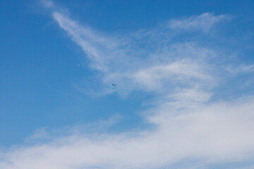 Blue sky with beautiful clouds