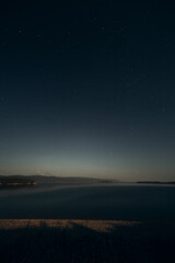 Fototapeta na wymiar Lake Baikal starry sky