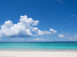 Very clear sea of Okinawa