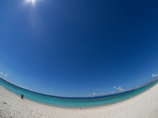 Very clear sea of Okinawa
