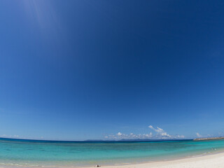 Fototapeta na wymiar Very clear sea of Okinawa
