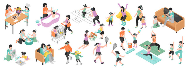 Motherhood Isometric Set