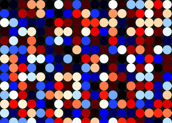 Color Pixels Cloud Abstract Computational Generative Art background illustration