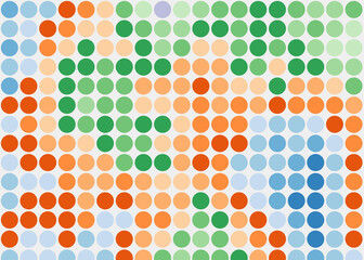 Color Pixels Cloud Abstract Computational Generative Art background illustration