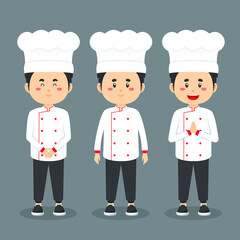 Chef Character with Various Expression