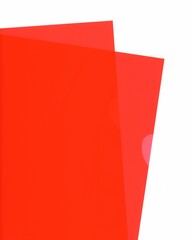 red document folders