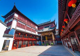 Ancient stage of Yu Garden in Shanghai, China