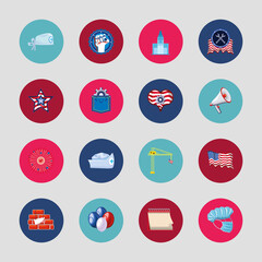 icon set labor day