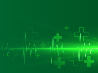 2D illustration medical structure background