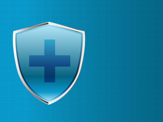 Fototapeta premium 2D illustration medical structure background