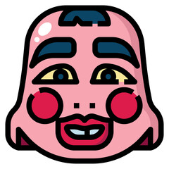 autumn_mask line icon