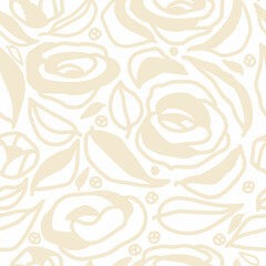 seamless pattern with roses
