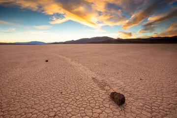 Landscape of Death Valley National Park in California