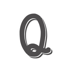 手描き風のQ、よくあるご質問、FAQ、クイズ、回答、見出しのイラストセット