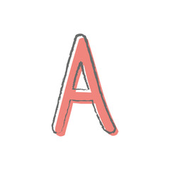 手描き風のA、よくあるご質問、FAQ、クイズ、回答、見出しのイラストセット