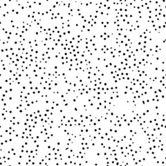Seamless vector pattern.
Natural rounded shapes, flecked background.
Black and white minimal dotted texture.