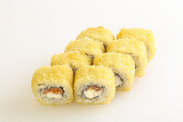 Japanese tempura roll with fish