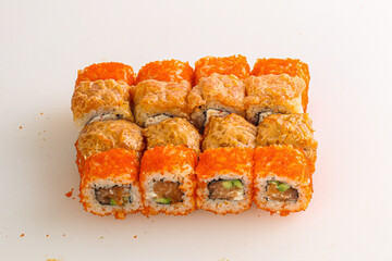 Japanese sushi and roll set