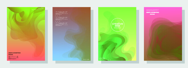 Creative hard paint cover design backgrounds vector. Minimal trendy style organic shapes pattern with copy space for text design for invitation, Party card,Social Highlight Covers and stories page