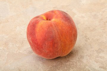 Fresh ripe sweet peach fruit
