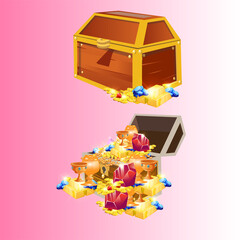 Treasure Chest Concept Art Prop Design