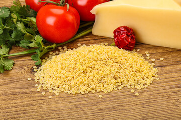 Raw Italian pasta - Stelline for cooking