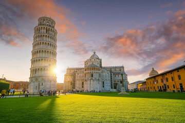 The Leaning Tower in Pisa, Italy