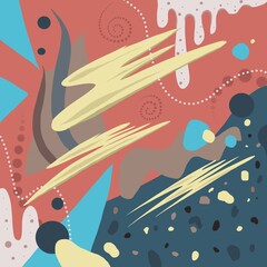 Abstract Background Pastel color style.