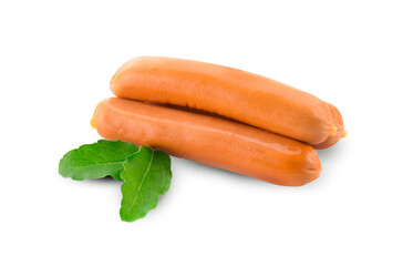 Sausage  isolated on a white background