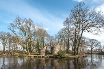 Toutenburgh ruine in Vollenhove, Overijssel Province, The Netherlands